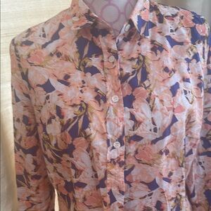 Floral Print J. crew women’s shirt